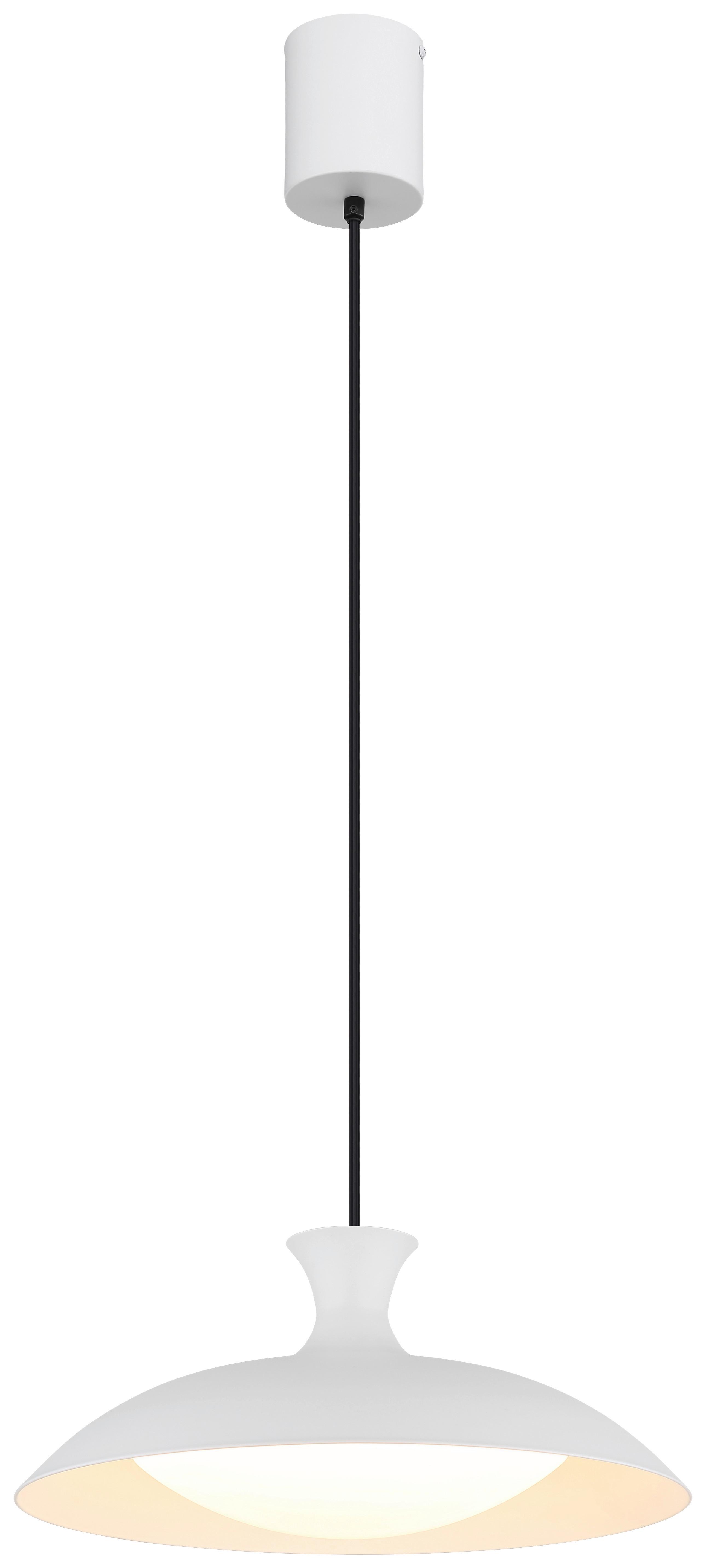 LAMPA WISZĄCA LED AMELIE - biały/opal, Trend, tworzywo sztuczne/metal (40/150cm) - Collett's Monde