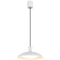 LAMPA WISZĄCA LED AMELIE - biały/opal, Trend, tworzywo sztuczne/metal (40/150cm) - Collett's Monde