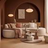 GOLVLAMPA MODERN - vit/svart, Modern, metall/textil (63.5/40/180cm) - Mömax