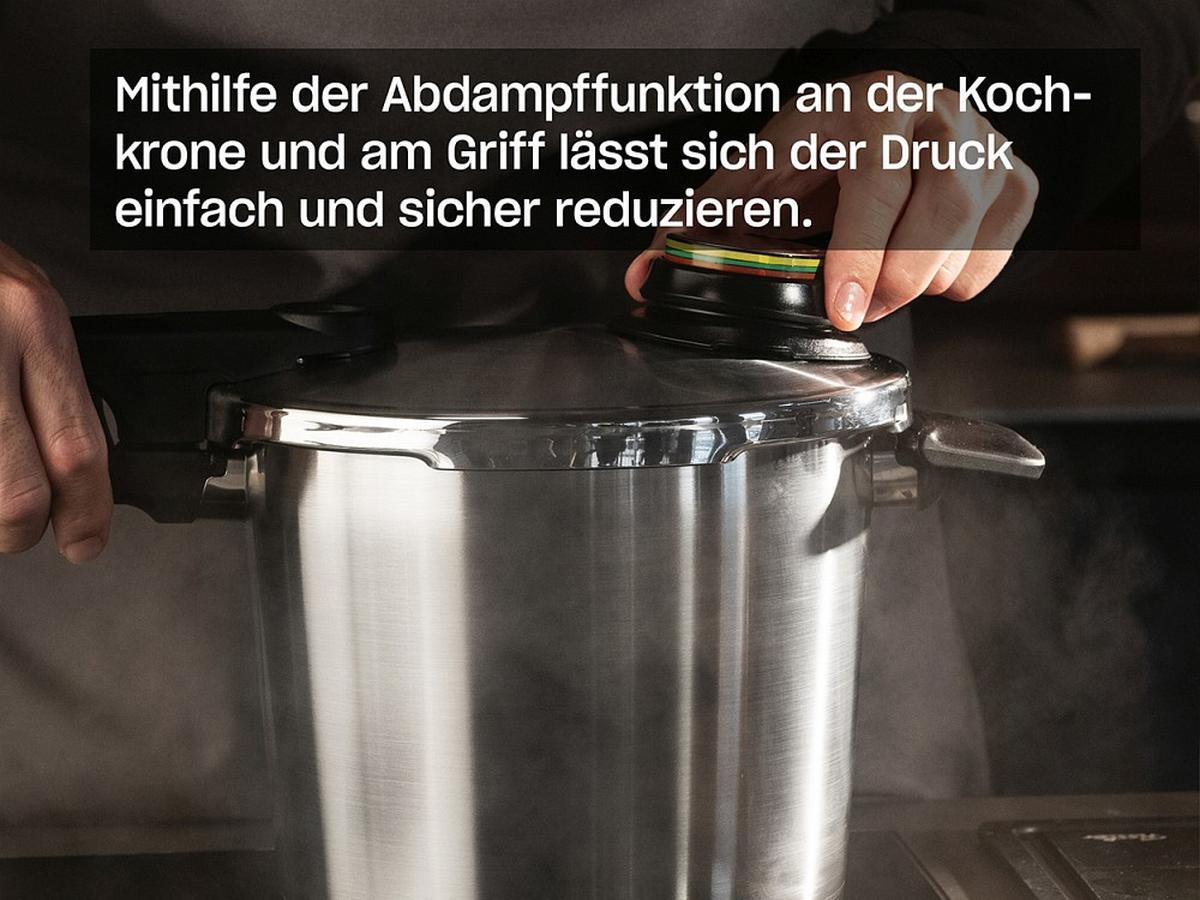 SZYBKOWAR 622-412-04-070/0 FISSLER - kolor srebrny, Basics, metal (22cm) - Fissler