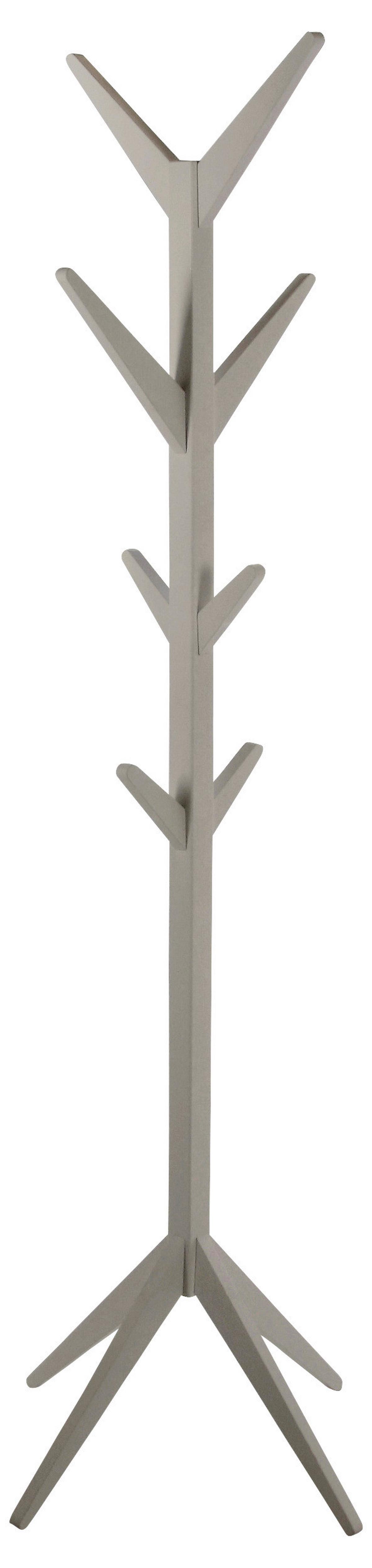 Podna Vješalica Ascot - siva, drvni materijal (42/178/42cm) - Modern Living