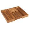 BESTICKLÅDA FLEX - M - EXT- - naturfärgad, Modern, trä (47,3/35,5-53,5/5,5cm) - Zandiara