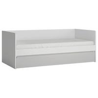 Krevet Flexi - siva visoki sjaj/bijela, Moderno, drvni materijal/plastika (90/200cm) - Premium Living