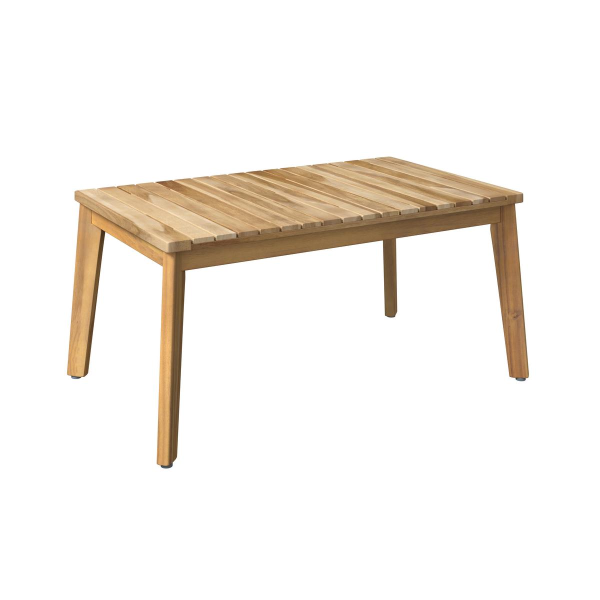 Gartenset Michi 2 Grau/Akaziefarben, 4-teilig - Grau/Akaziefarben, MODERN, Holz/Metall (76/162,5/75cm) - Mömax
