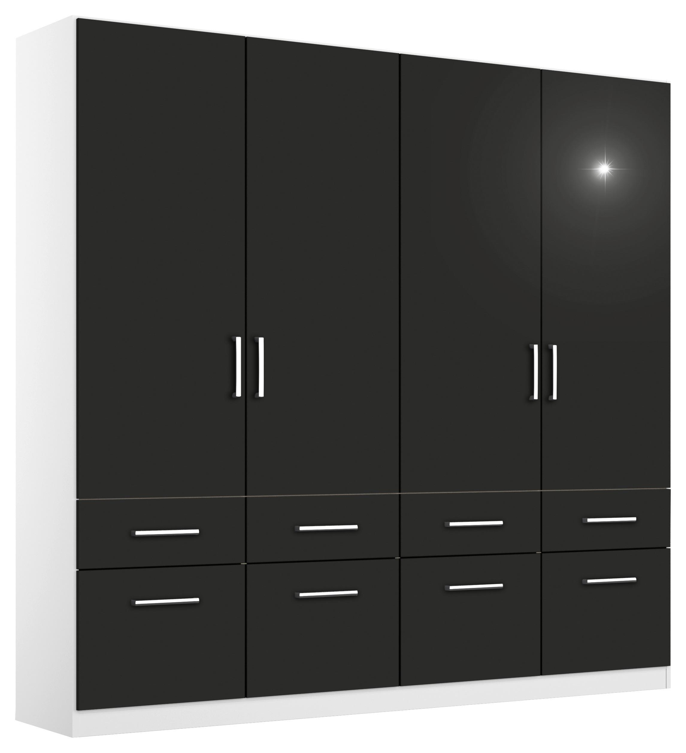 Ormar S Klasičnim Vratima Berlin - bijela/siva, Moderno, drvni materijal/plastika (181/210/54cm) - Modern Living