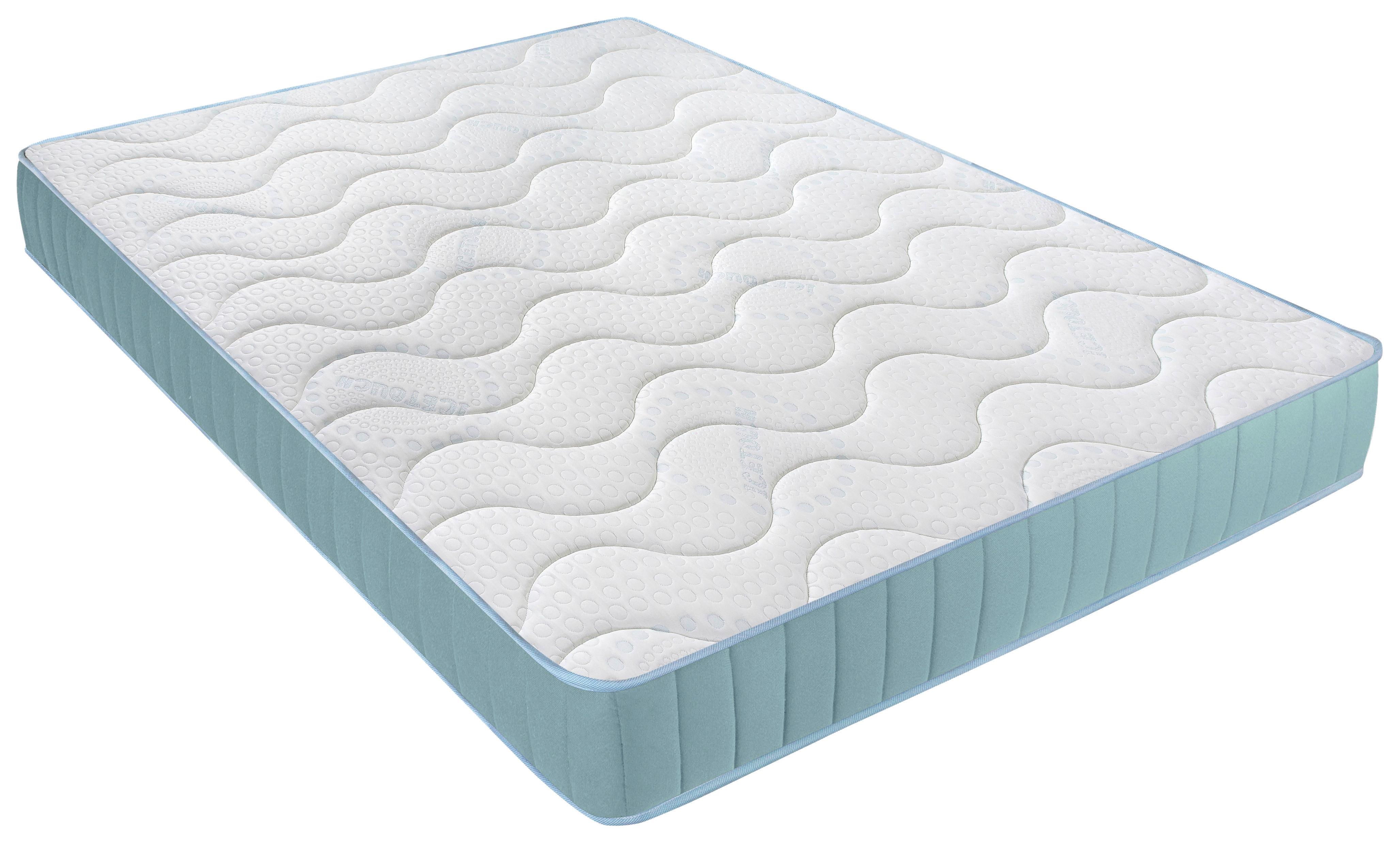Táskarugós Matrac 160/200cm Bedora Ice Touch Spring - fehér, Modern, textil (160/200cm)
