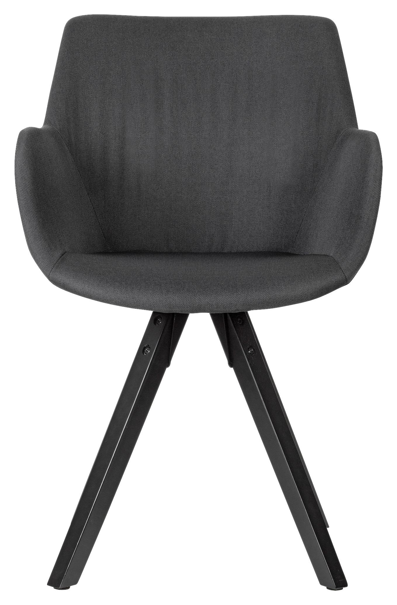 Set Naslanjačev Wl6.115 - črna, Moderno, tekstil/les (54/85/58cm) - MID.YOU