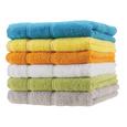 Handtuch Melanie in Gelb - Gelb, Textil (50/100cm)