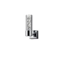 Badezimmer-Wandleuchte Bolsa Chromfarben/Klar max. 3,2 Watt - Klar/Chromfarben, Design, Kunststoff/Metall (19,0/7,0/12,0cm) - Trio Leuchten
