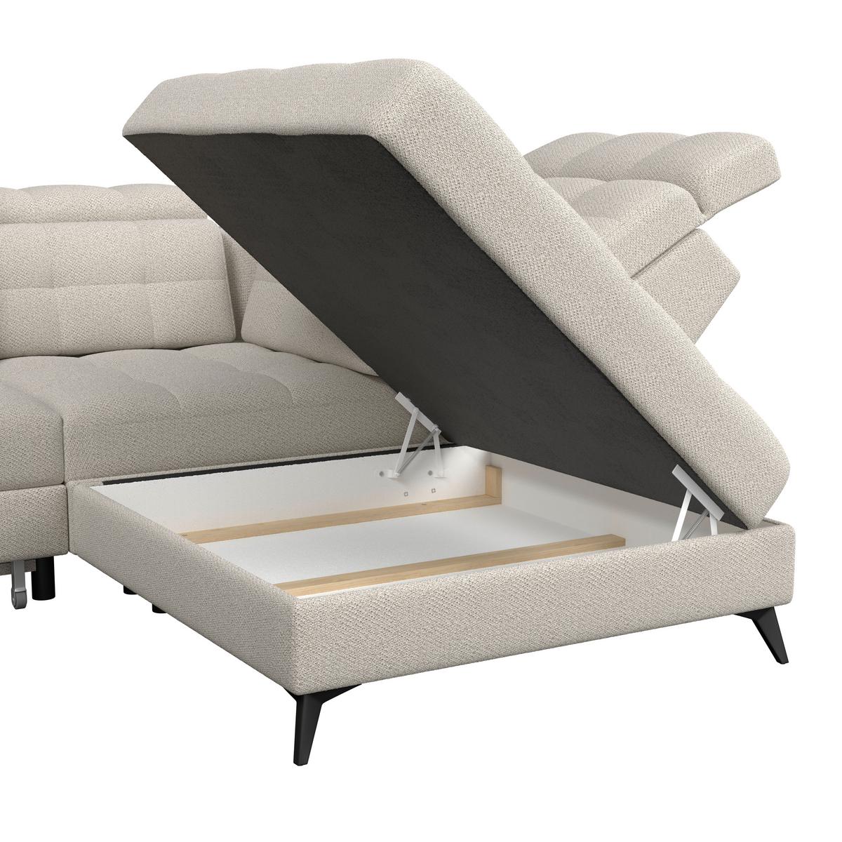 Coltar BARLETTA - grej, Romantik / Landhaus, textil (289/228cm) - Luca Bessoni