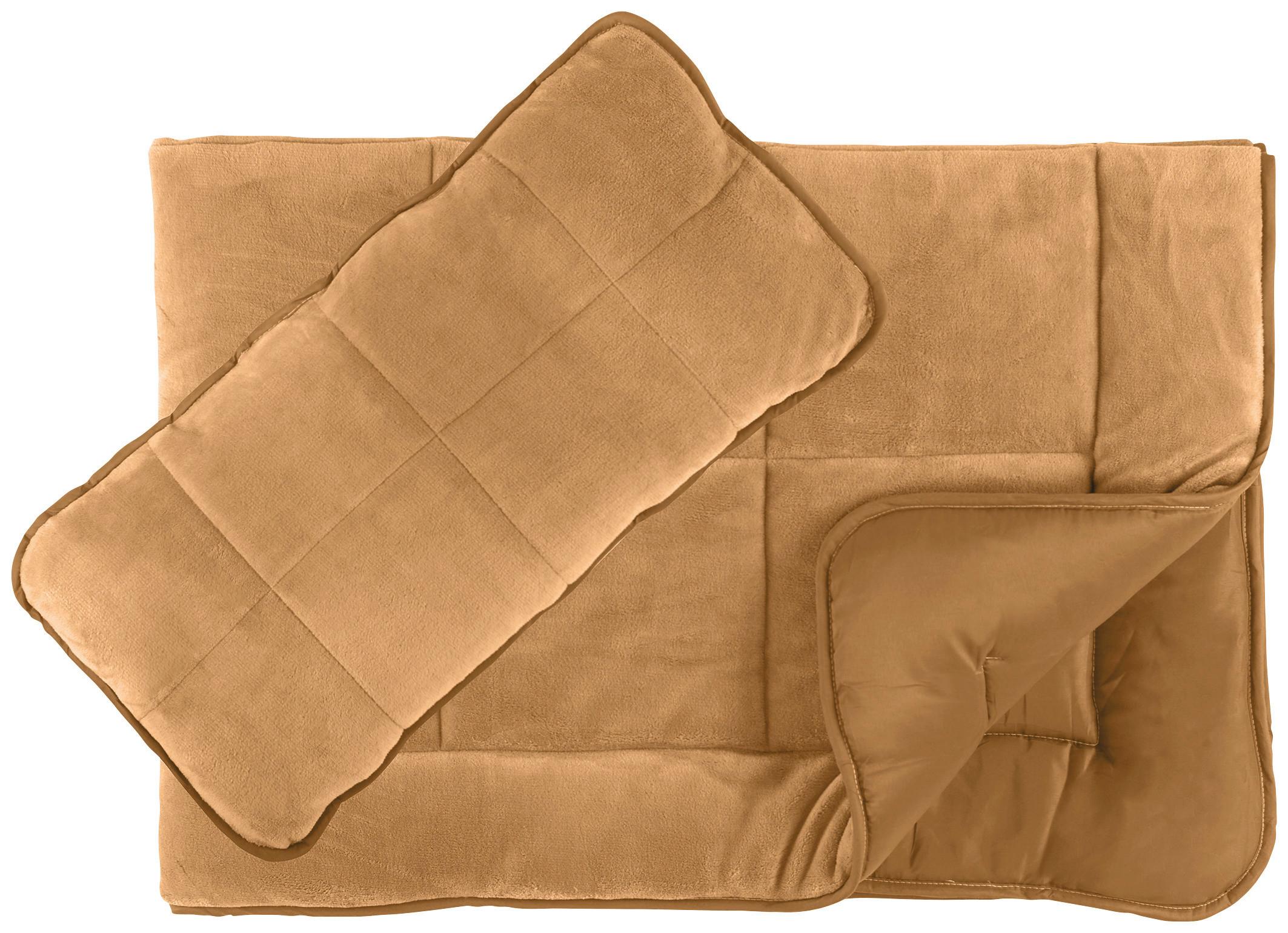 Paplan-párna Szett Severin - sárga, Konventionell, textil (135-140/200cm) - Modern Living