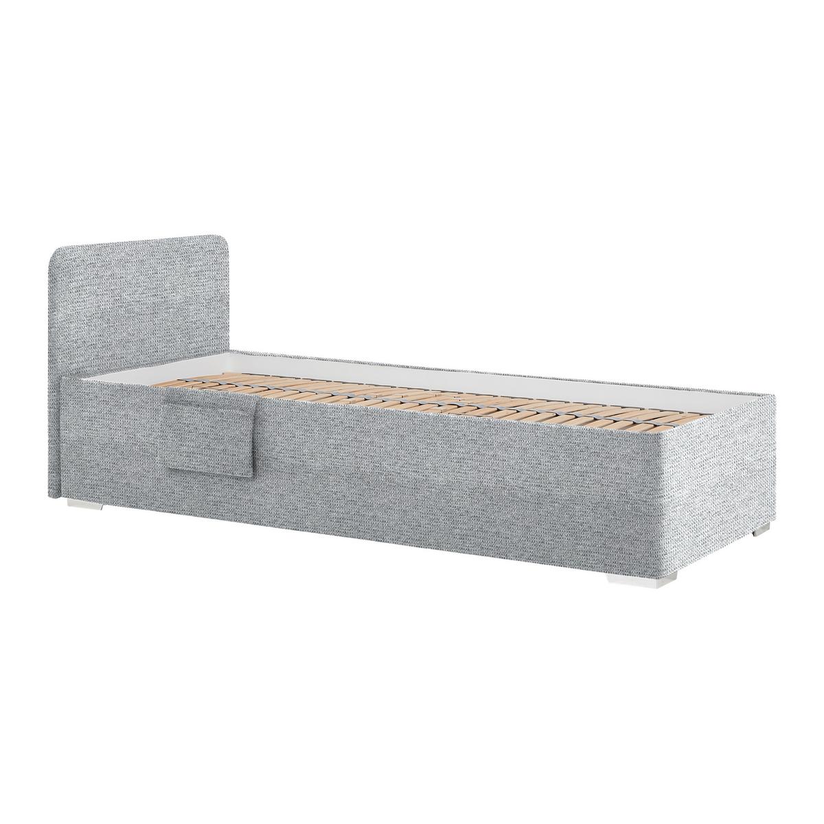 PAT REMI DECOR GRI - culoare natur/gri, Konventionell, lemn/textil (90/200cm) - Mömax
