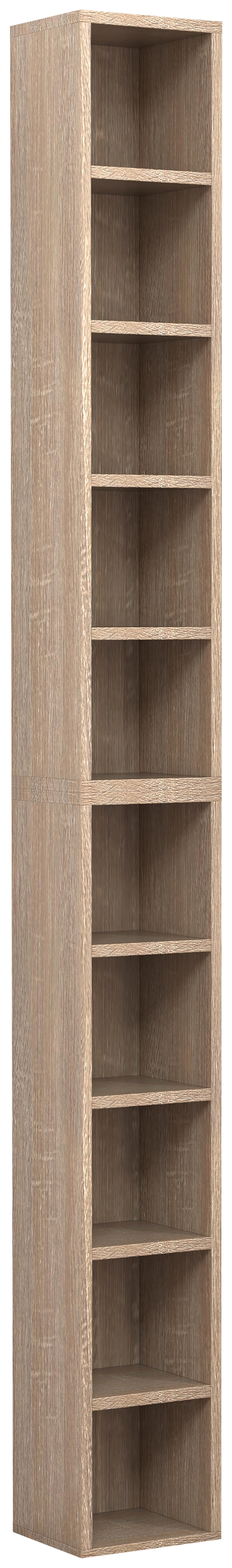 Regal Megosa S Sonoma Eiche - Sonoma Eiche, Design, Holzwerkstoff (40/94/17cm) - MID.YOU