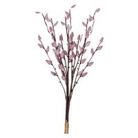 Dekoast Weidekätzchenbund Rosa/Hellrosa ca. 53cm - Hellrosa/Rosa, Basics, Kunststoff/Metall (53cm) - Mömax