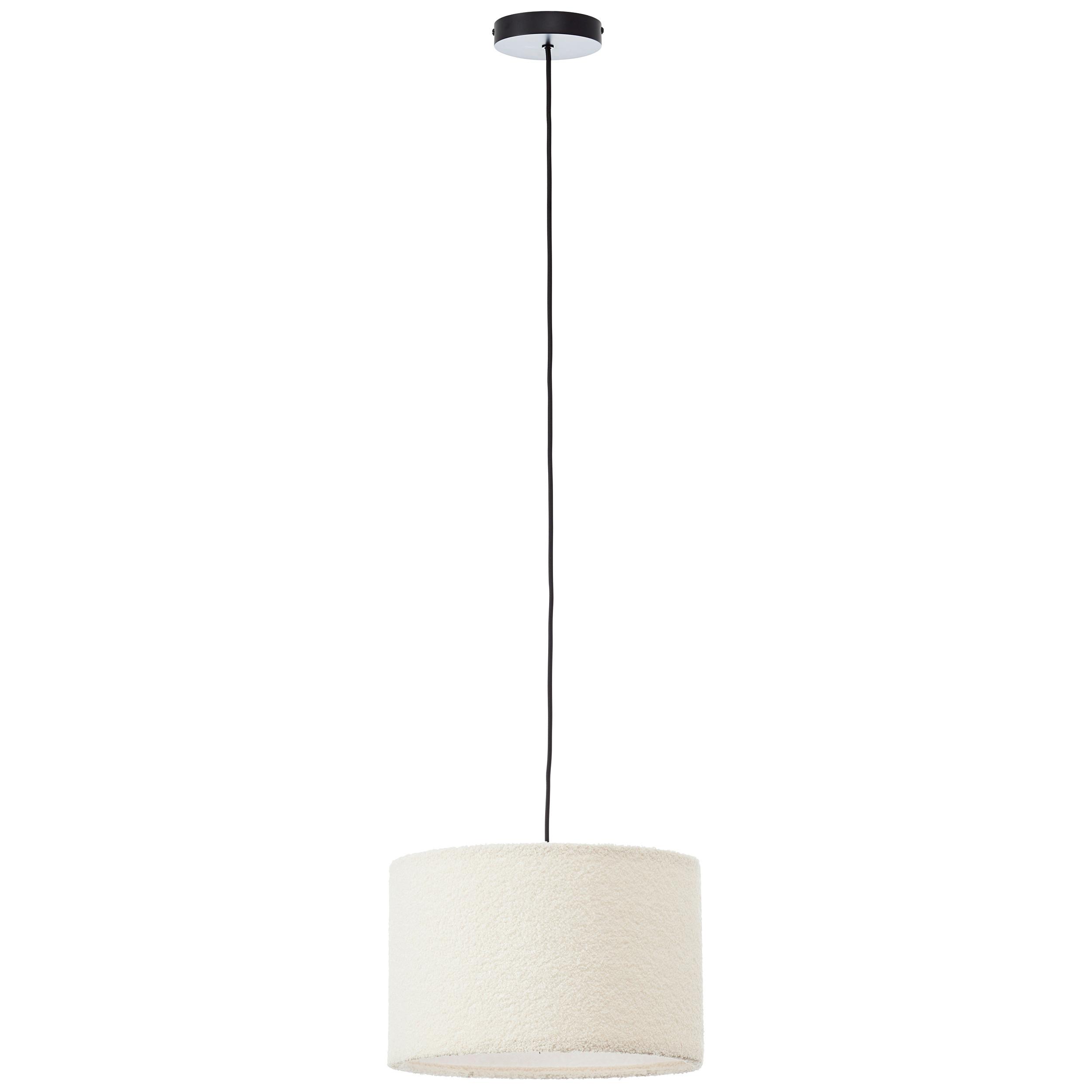 LAMPA WISZĄCA 60163/09 TEDDY - beżowy, Basics, metal/tkanina (35/150cm) - Brilliant