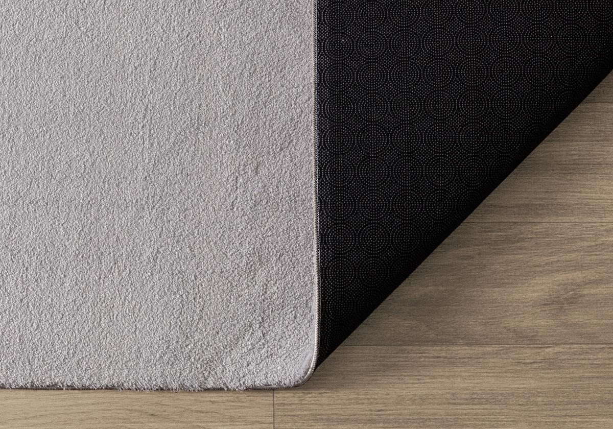 Fellteppich Loft Grau ca. 60x110cm - Grau, KONVENTIONELL, Textil (60/110cm)