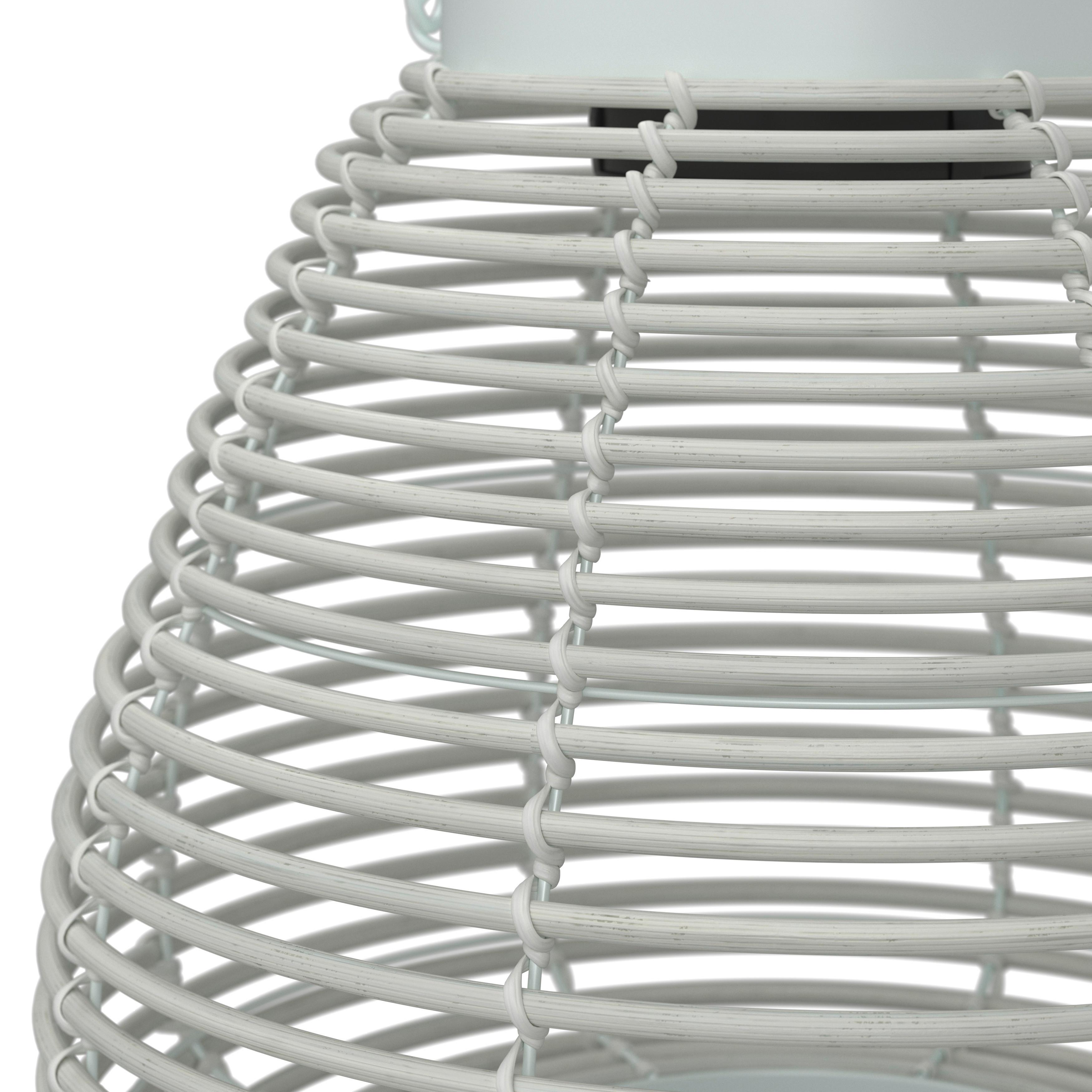 UTOMHUSLAMPA ANINA - vit, Modern, metall/plast (31/29/31cm) - Bessagi Garden