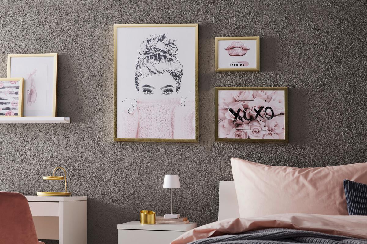 Zidna Polica Armerina - drvni materijal (80/3,5/10cm) - Modern Living
