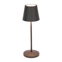 LAMPA STOŁOWA Z AKUMULATOREM DENVER *SBN* - szary, Konventionell, metal (11/35cm) - Novel