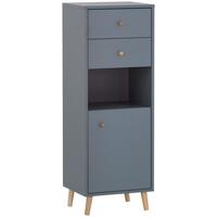 Visoka Komoda Bjarne, Barva Petroleja - modra/barve petroleja, Moderno, leseni material/les (40,3/113,4/33,1cm) - Stylife