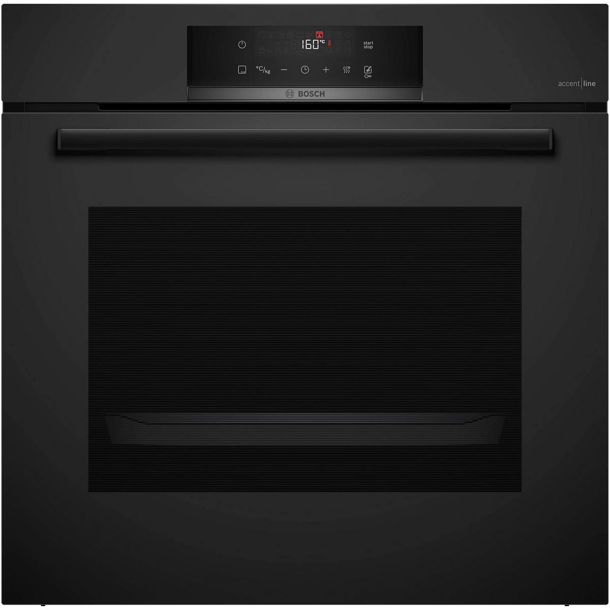 Backofenset HBDMATTBK5 Schwarz - Schwarz, Glas/Metall (60cm) - Bosch