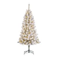 Weihnachtsbaum Ague Champagnerfarben inkl. LED - MODERN, Kunststoff (96/215cm) - Mömax