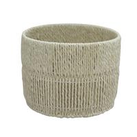 Coș Casei Round M - culoare natur, Konventionell, hârtie/metal (23/17cm) - Mömax