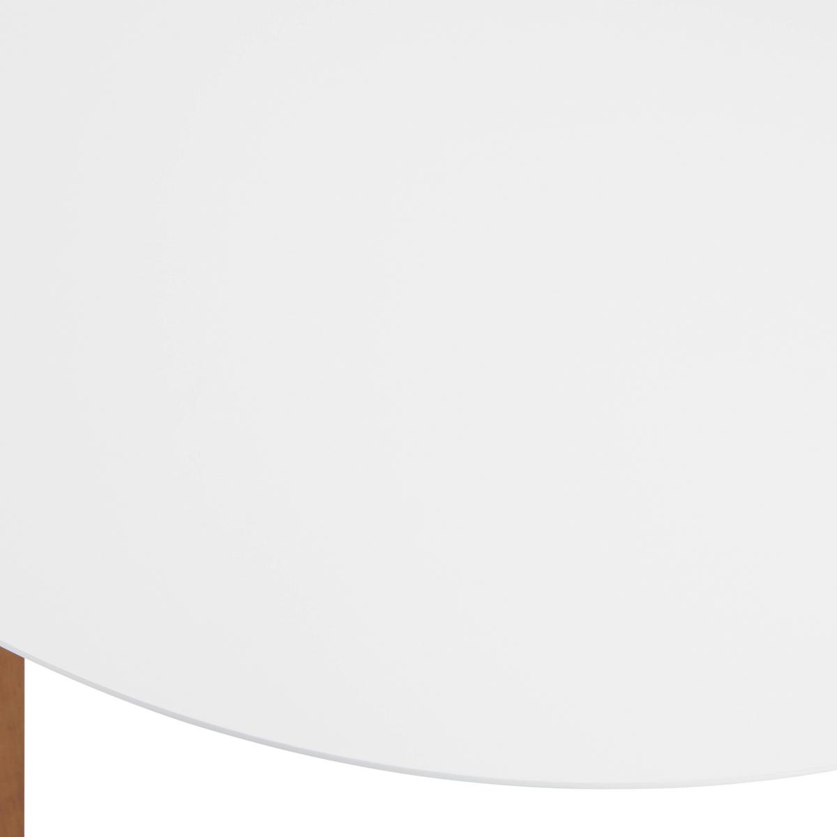 STÓŁ DO JADALNI ASTRID -PO- - biały, Design, materiał drewnopochodny/drewno (105/105/76cm) - Livetastic