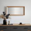 WANDSPIEGEL MOLLY -EXKLUSIV- -SB- - Eichefarben, MODERN, Glas/Kunststoff (40/80cm) - Mömax