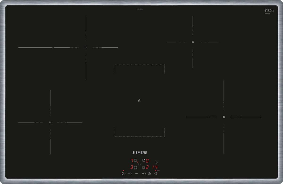 Backofenset PQ225IA00Z Schwarz - Schwarz, MODERN, Glas/Metall (59,4/59,5/54,8cm) - Siemens