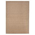 Flachwebeteppich Grace in Braun, ca. 140x200cm - Dunkelbraun, MODERN (140/200cm) - MÖMAX modern living