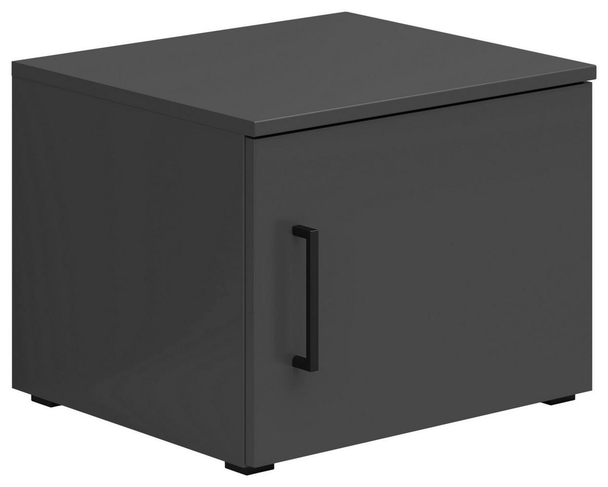 Aufsatzschrank Multistauraum Graphitfarben - Graphitfarben/Schwarz, Modern, Holzwerkstoff/Kunststoff (45/35/40cm) - Premium Living