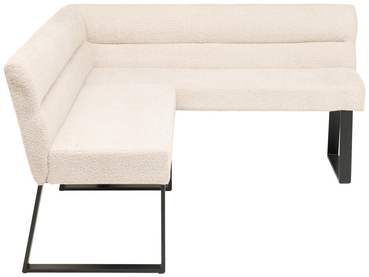 ŁAWKA NAROŻNA KEA - beżowy/czarny, Konventionell, metal/tkanina (190/150cm) - MID.YOU