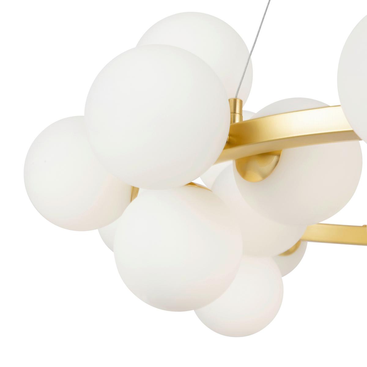 PENDELLEUCHTE DALLAS - Goldfarben, Basics, Glas/Metall (23,8/135,4/69cm) - MAYTONI