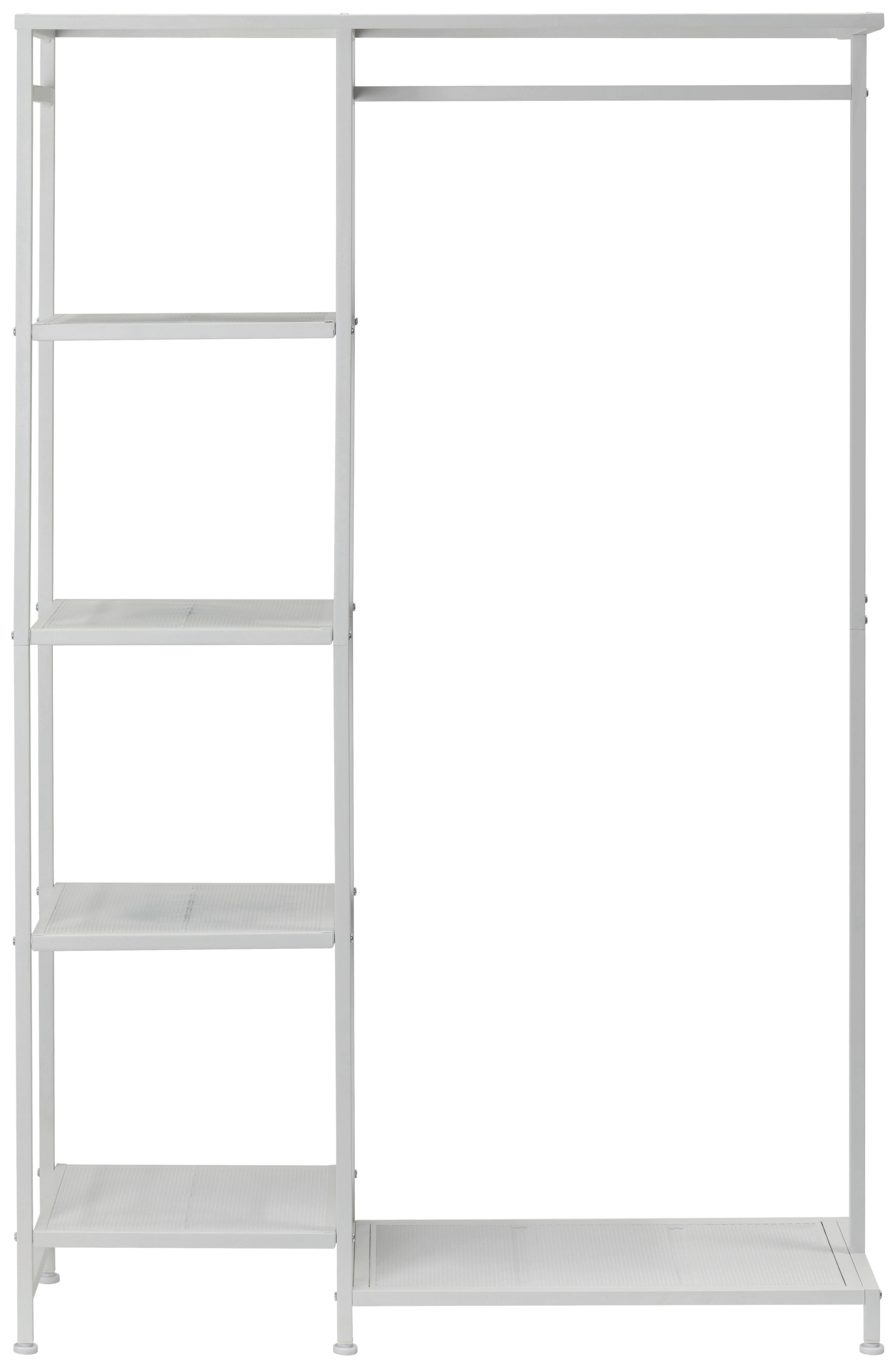 WIESZAK STOJĄCY ACTION - biały, Modern, metal (100/165/36cm) - PBJ