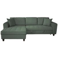 Kutna Garnitura Moritz - tamno zelena, Trend, tekstil (155/265cm) - Modern Living