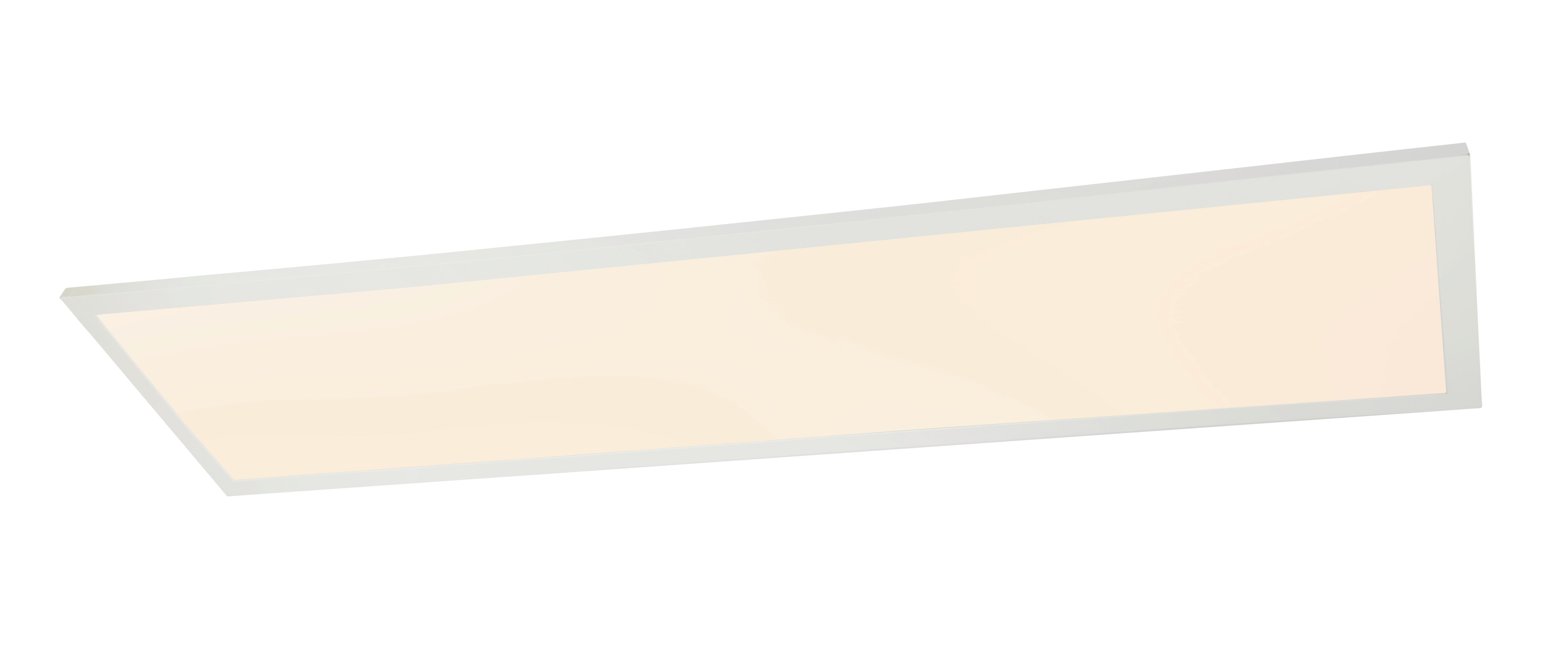 LED-Deckenleuchte Rosi max. 40 Watt - Opal/Weiß, Basics, Kunststoff/Metall (80/20/5,3cm) - Globo