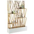 Raumteiler Naturfarben/Weiß - Naturfarben, MODERN, Holz (120/180/25cm) - Modern Living Raumteiler Naturfarben/Weiß - Naturfarben, MODERN, Holz (120/180/25cm) - Modern Living