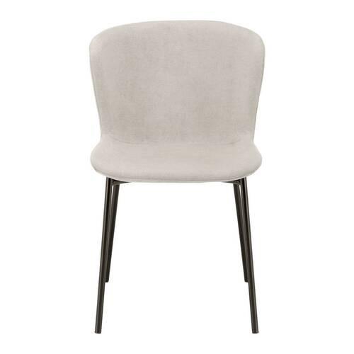 STOL NOEMIE - beige/svart, Modern, metall/trä (46/79/56cm) - Bessagi Home