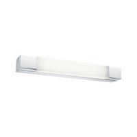 Wandleuchte Quasar in Weiß/Chromfarben max. 7,5 W - Chromfarben/Weiß, Basics, Kunststoff/Metall (4,5cm) - Paulmann