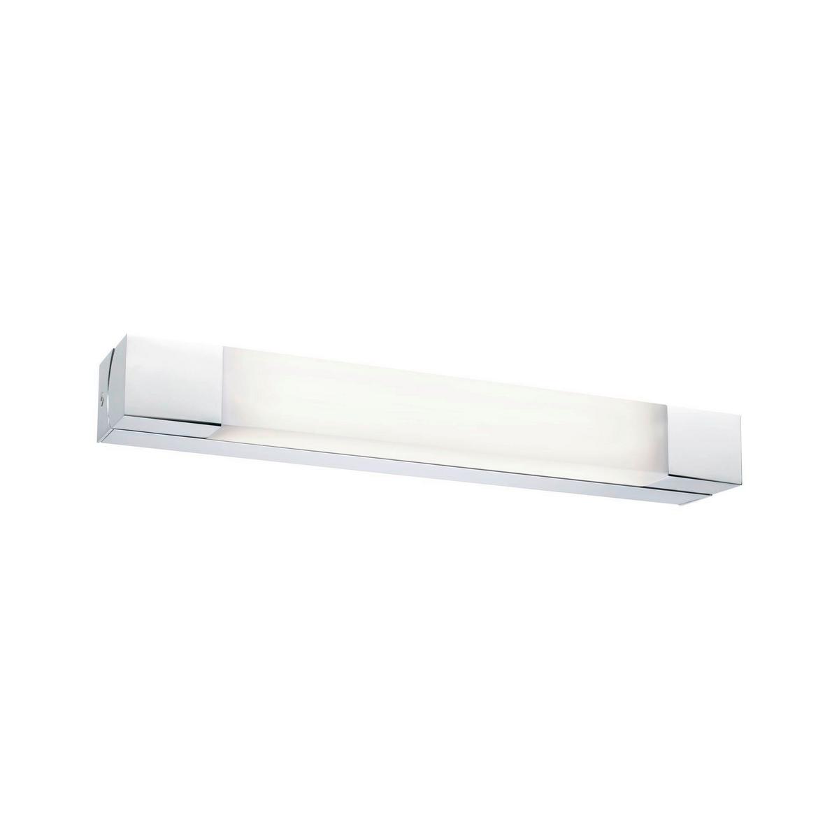 Wandleuchte Quasar in Weiß/Chromfarben max. 7,5 W - Chromfarben/Weiß, Basics, Kunststoff/Metall (4,5cm) - Paulmann