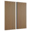 AKUSTIKPANEL GRACE 2ER-SET -SB- - svart/ekfärgad, Modern, trämaterial/trä (60,5/120/2,2cm) - Mömax