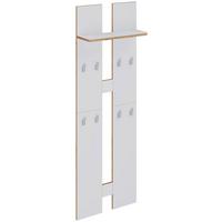 WANDGARDEROBE SALIA L - Honigeiche/Weiss, Design, Holzwerkstoff (57/170/20cm) - MID.YOU