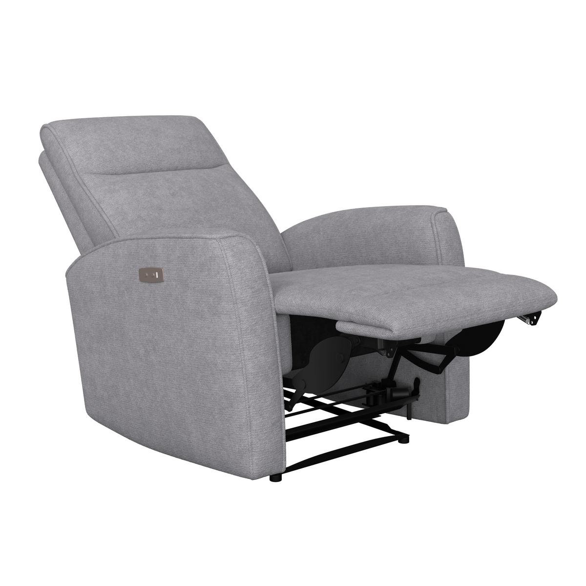 Fotoliu pentru televizor LEON - gri închis, Basics, plastic/lemn (80/102/96cm) - Ondega