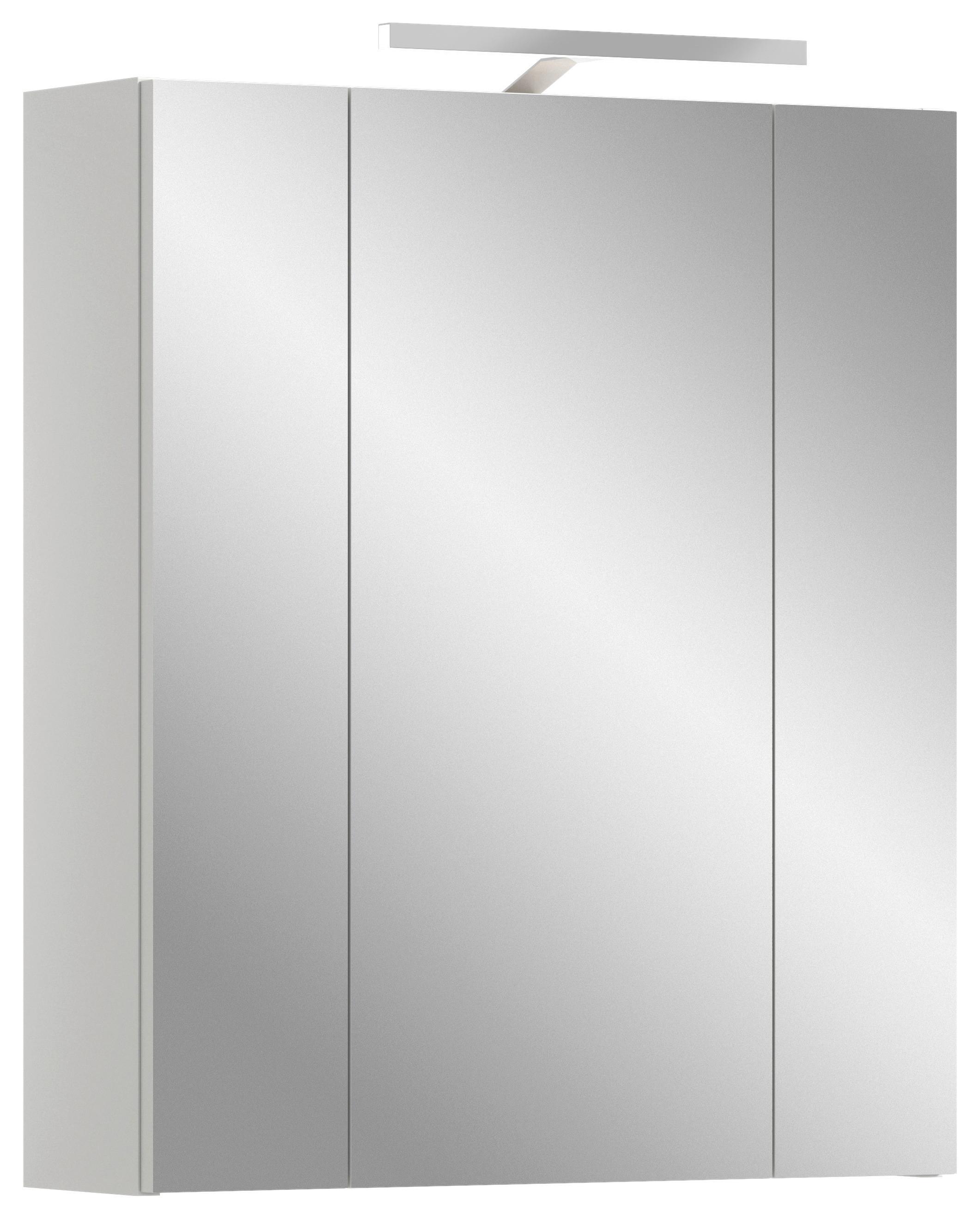 Spiegelschrank Ice mit LED Spiegelschrank Ice mit LED - Weiß Hochglanz/Weiß, MODERN, Holzwerkstoff (60/55/46cm) - MID.YOU