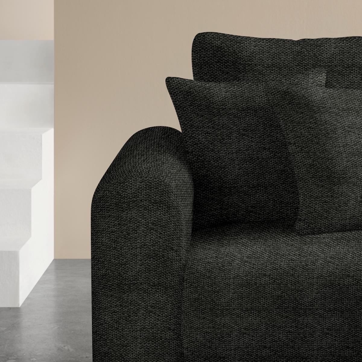 Kutna Garnitura Lille - svijetlo smeđa/antracit, Moderno, tekstil/drvo (232/110/156cm) - Best Price