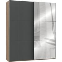 Ormar S Kliznim Vratima Level 36 A - boje grafita/boje hrasta, Moderno, drvni materijal/metal (200/236/65cm) - Modern Living