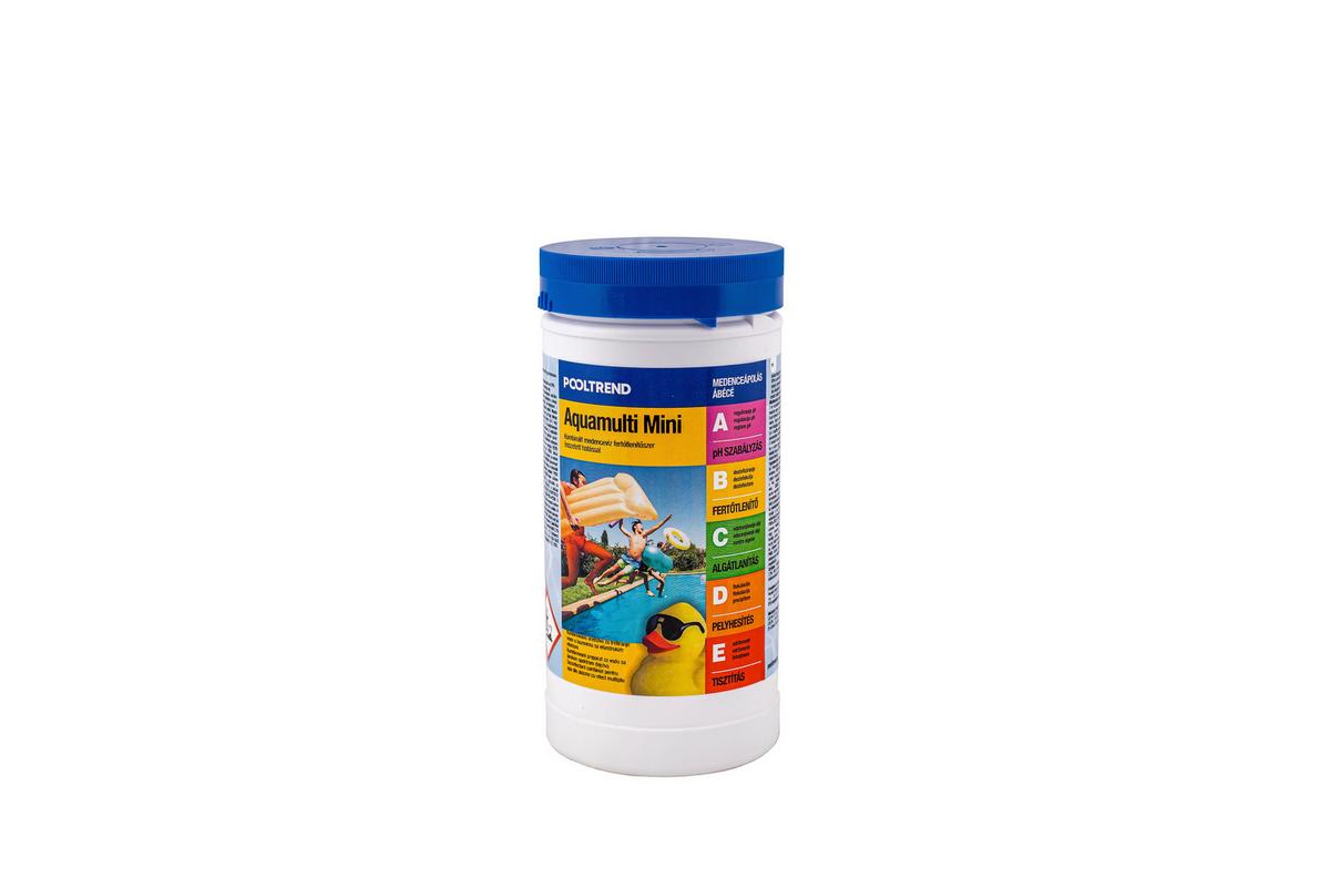 Kombinált Klórtabletta 50db/cs Aquamulti Mini - fehér, műanyag (1kg)