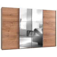 Ormar S Kliznim Vratima Level 36 A - boje hrasta/boje kroma, Moderno, drvni materijal/metal (350/236/65cm) - Modern Living