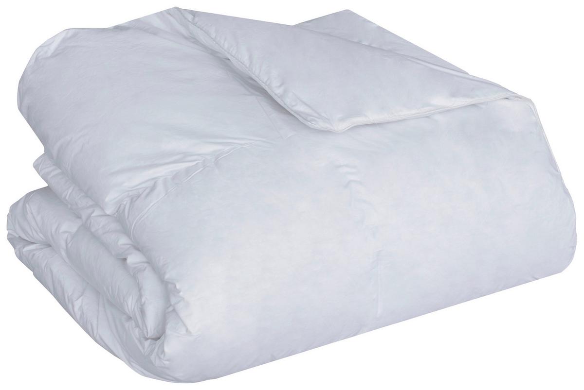 KASSETTENDUVET MODERN MITTEL - Weiss, Textil (160/210cm) - Modern Living